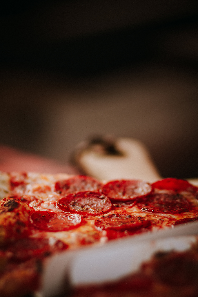 pizza med salami på opopoppa i malmö